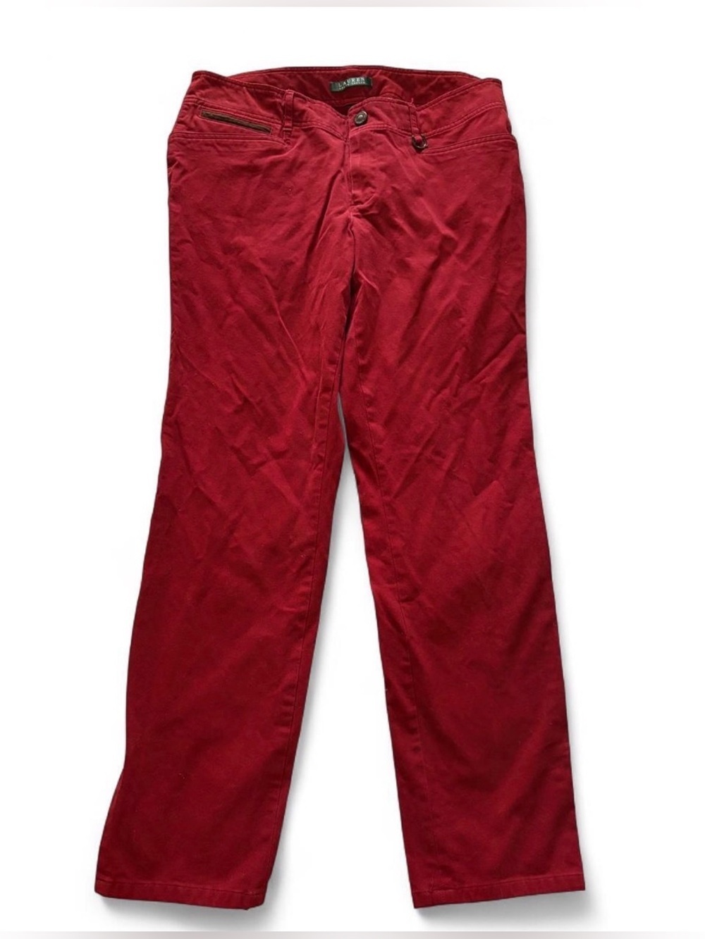Ralph Lauren Women’s Corduroy Pants in Deep Red